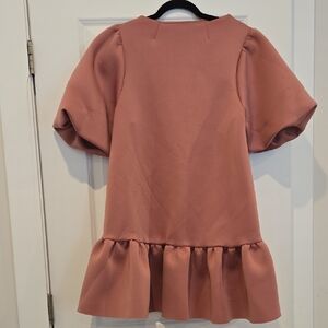 ASOS Women's Short Flare Party Dress in Dusty Pink